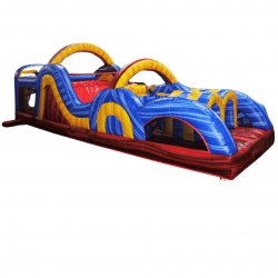 2 1706150015 New Radical Run Inflatable Obstacle Course Red