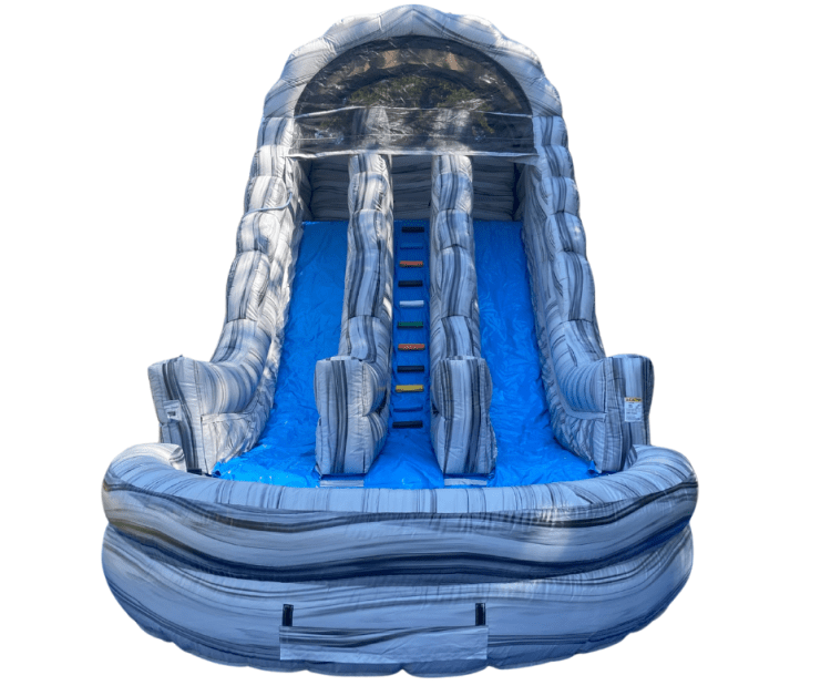 20 FT RAGING RAPIDS DUAL WATER SLIDE