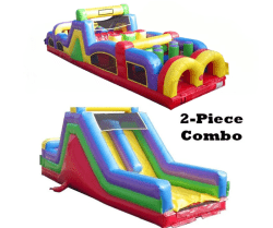 The Mega Rainbow Rush 70' Obstacle Course