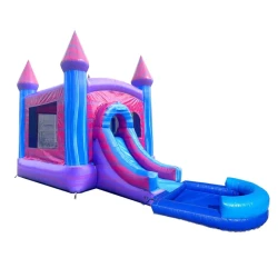 Deluxe Pink Marble Bounce House SL