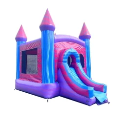 DP3 1775872678 Deluxe Pink Marble Bounce House SL