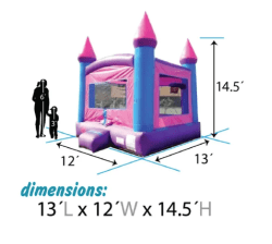 PC2 1775862662 Pink Castle Bounce House