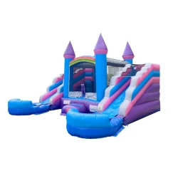 RB3 1775863610 Rainbow Castle Bounce House DL