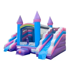 RB5 1775863610 1 Rainbow Castle Bounce House DL