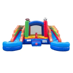 Sports Double Slide Bounce House