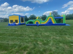 radical run inflatable obstacle course green 1790865696 Radical Run Inflatable Obstacle Course Green